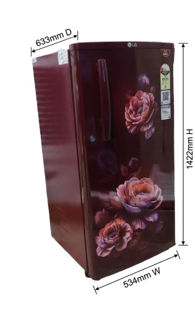 LG 180L Direct Cool Single Door Refrigerator - Image 3