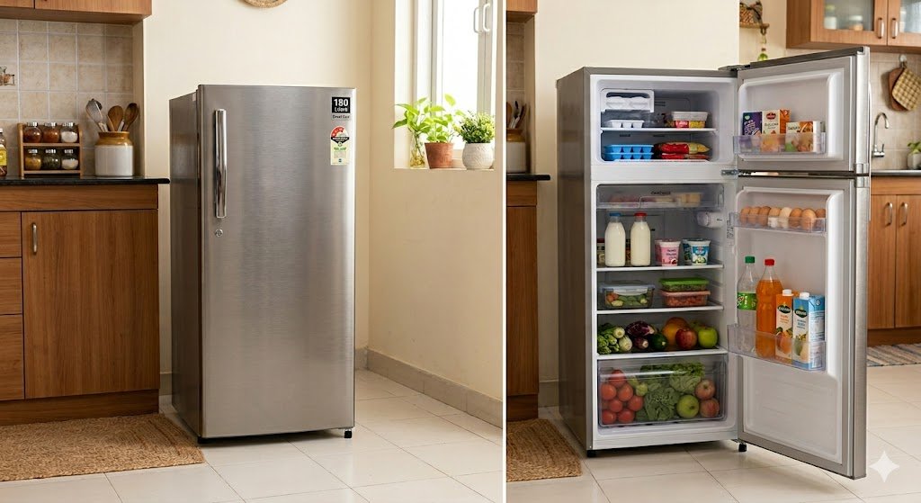 180L Direct Cool Single Door Refrigerator